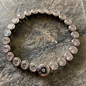 Michael KORS Silver Tone Cubic Zirconia Tennis